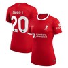 Camiseta de fútbol Liverpool 2023-24 Diogo J 20 Primera Equipación - Mujer